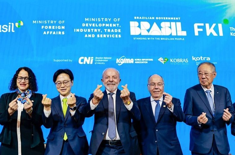 Lula projeta crescimento econômico para Brasil e Coreia do Sul após encontro empresarial
