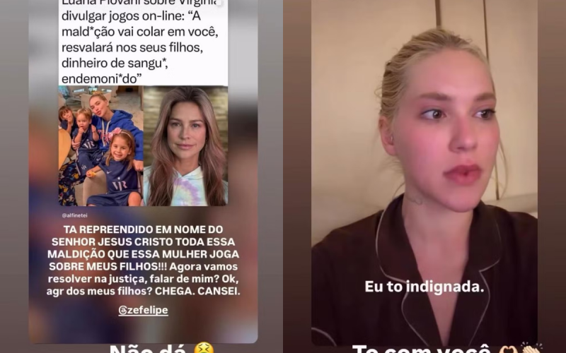Virginia compartilha novos vídeos para esclarecer polêmica envolvendo Luana Piovani