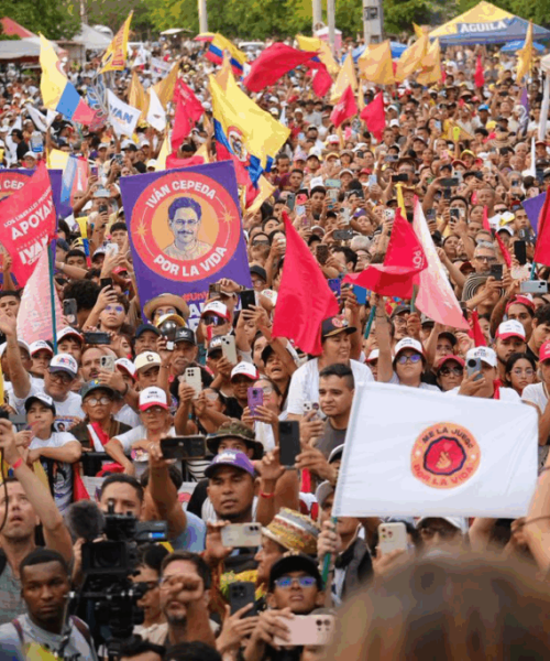 Cepeda finaliza sua campanha na Colômbia e incentiva os cidadãos a exercerem seu direito ao voto