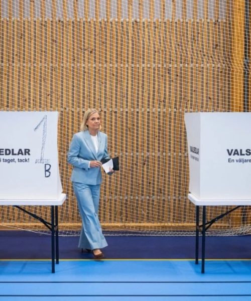 Resultado parcial mostra esquerda vencendo eleição na Suécia