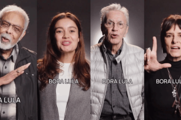 Caetano e Gil se juntam a artistas para impulsionar a campanha “Bora Lula” nas mídias sociais